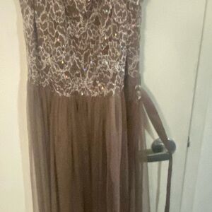 Elegant Brown woman’s dress and matching jacket listed as well